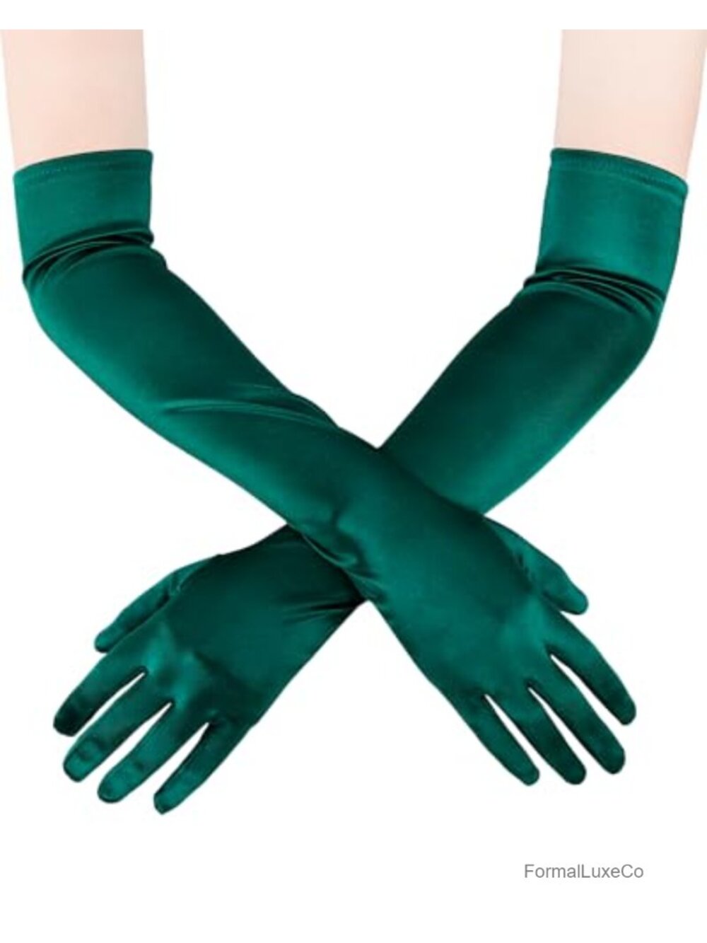 Long Satin Opera Gloves 1920s Vintage Style for Wedding Prom Costume